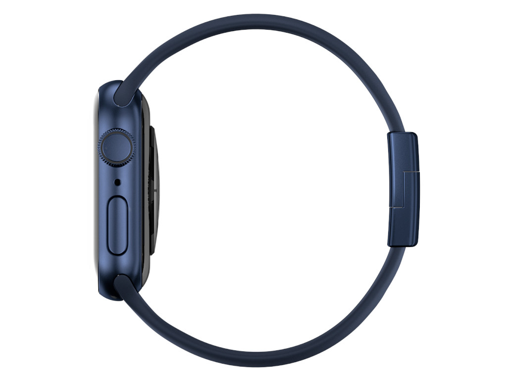 xMount@Strap Apple Watch band blue aluminum close blue