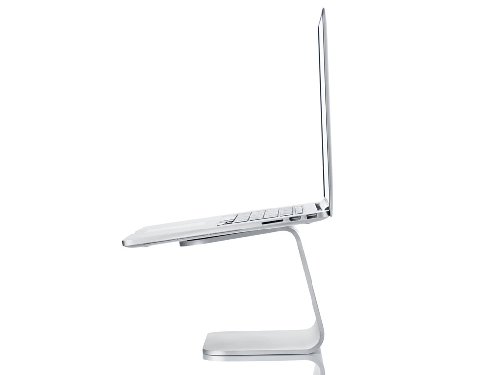 xMount@Wave II MacBook Stand/Table Stand alu