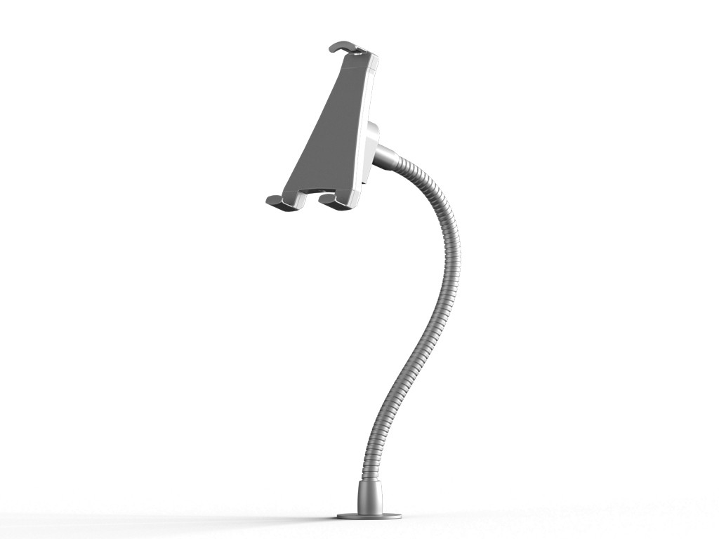 xMount@Desk allround - iPad table and counter mount with swan neck.