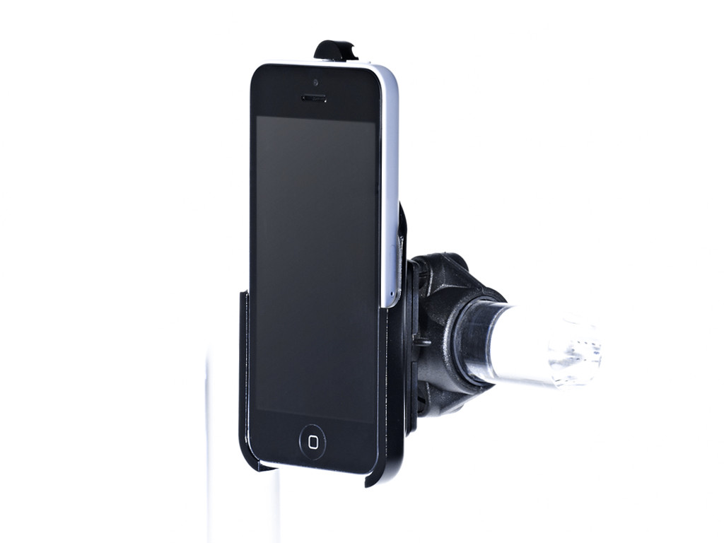 xMount@Bike - iPhone 5c Fahrradhalterung behält das iPhone im Blick und die Hände am Lenker