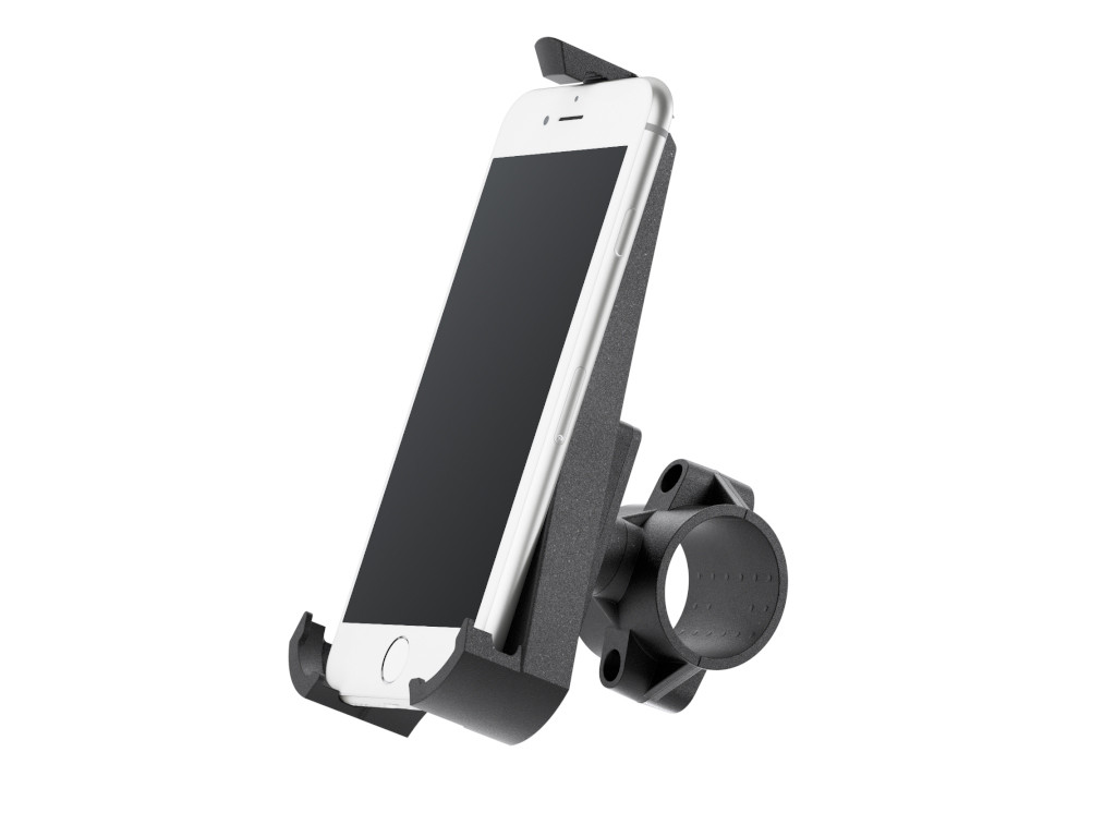 xMount@Bike - iPhone 8 Fahrradhalterung behält das iPhone im Blick und die Hände am Lenker