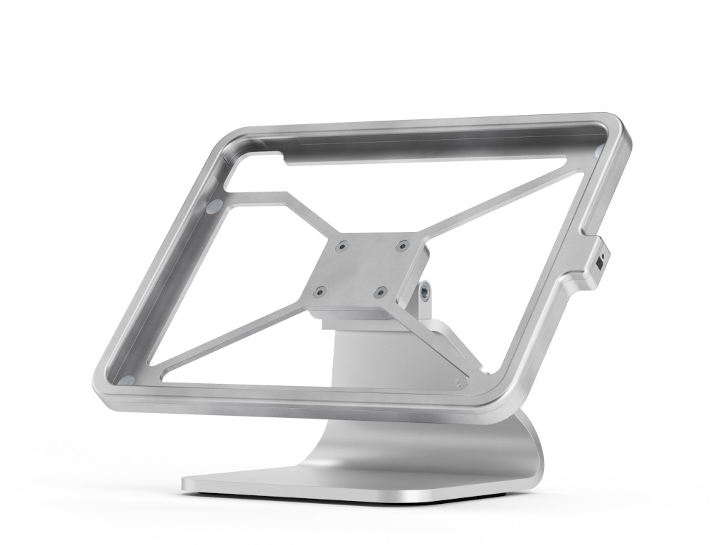 iPad Diebstahlsicherung als Tisch und Thekenhalterung aus hochwertigem  Aluminium und 3 fach Diebstahlsicherung - xMount@Table top