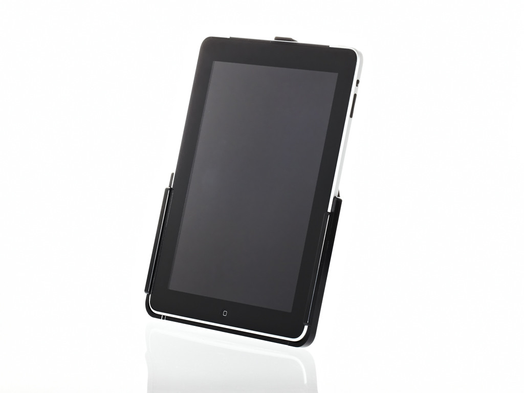 xMount@Wall - iPad 1 Wandhalterung positioniert das iPad an jeder Wand platzsparend