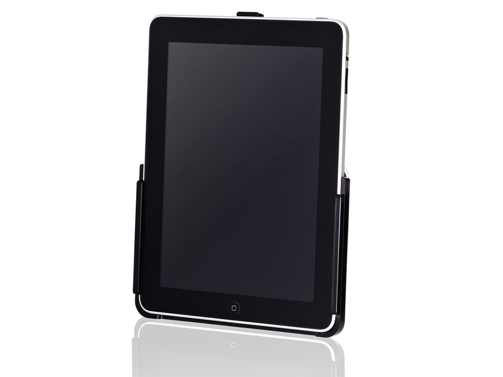 xMount@Wall - iPad 1 Wandhalterung positioniert das iPad an jeder Wand platzsparend