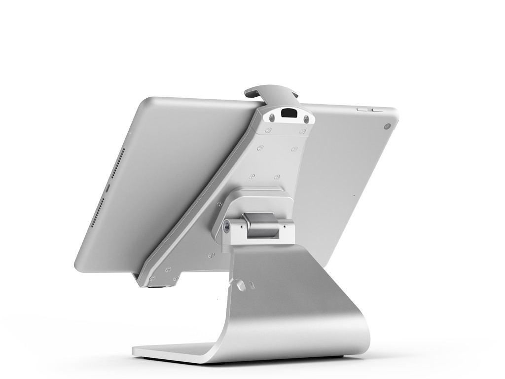 xMount@Table top Allround-Table holder made of high-quality aluminum for all tablets.