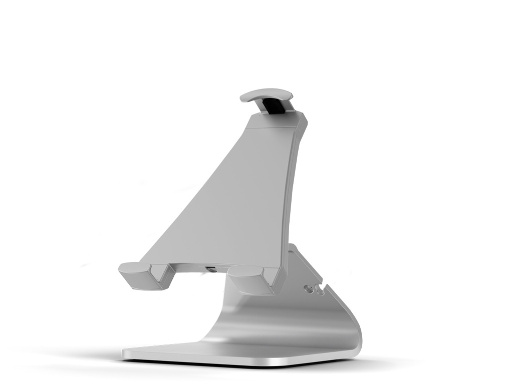 xMount@Table top Allround-Table holder made of high quality aluminum for all tablets.