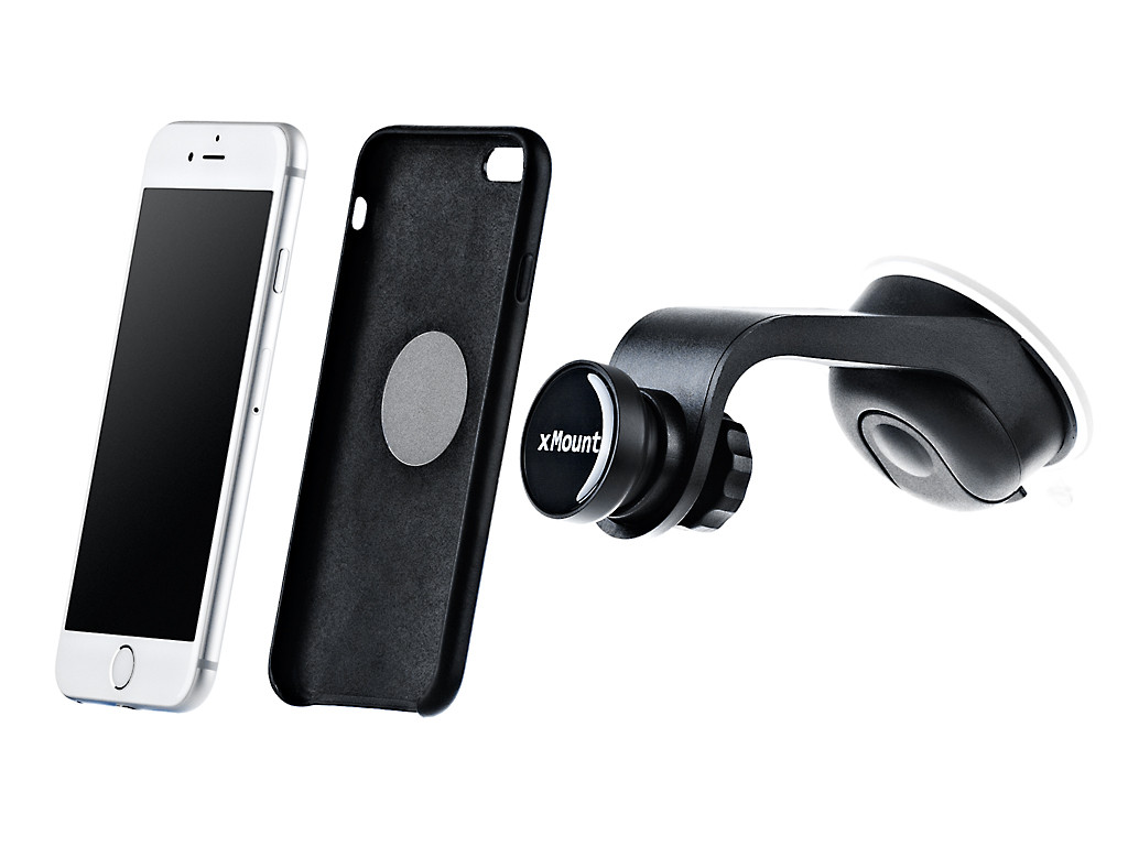 xMount@Cover Mount Car holder for iPhones in the protective sleeve