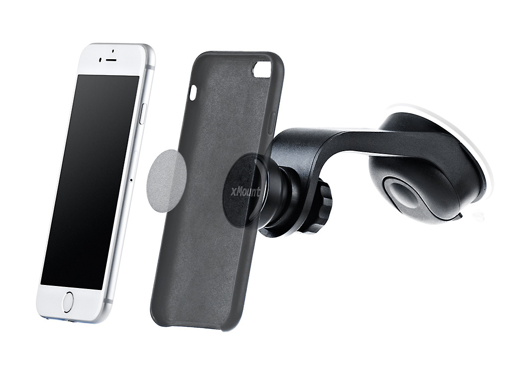 xMount@Cover Mount Car holder for iPhones in the protective sleeve