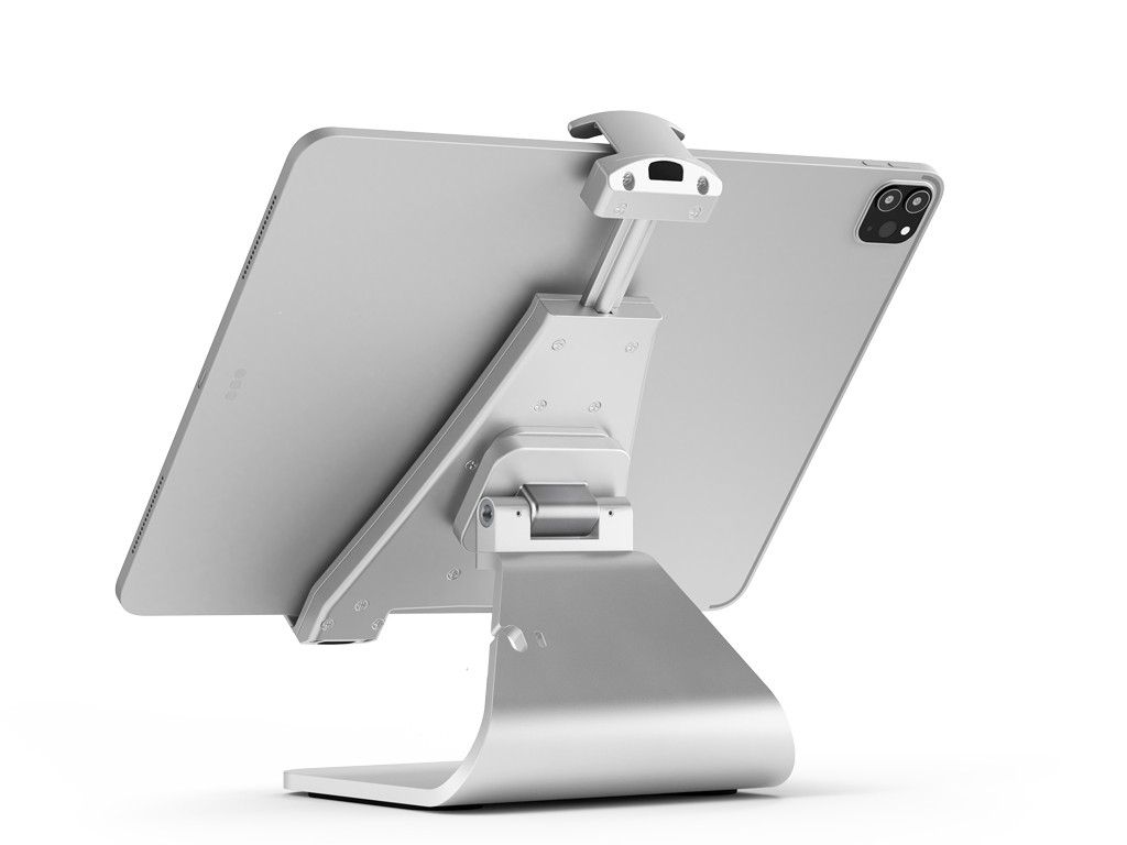 xMount@Table top Allround-Table holder made of high-quality aluminum for all tablets.