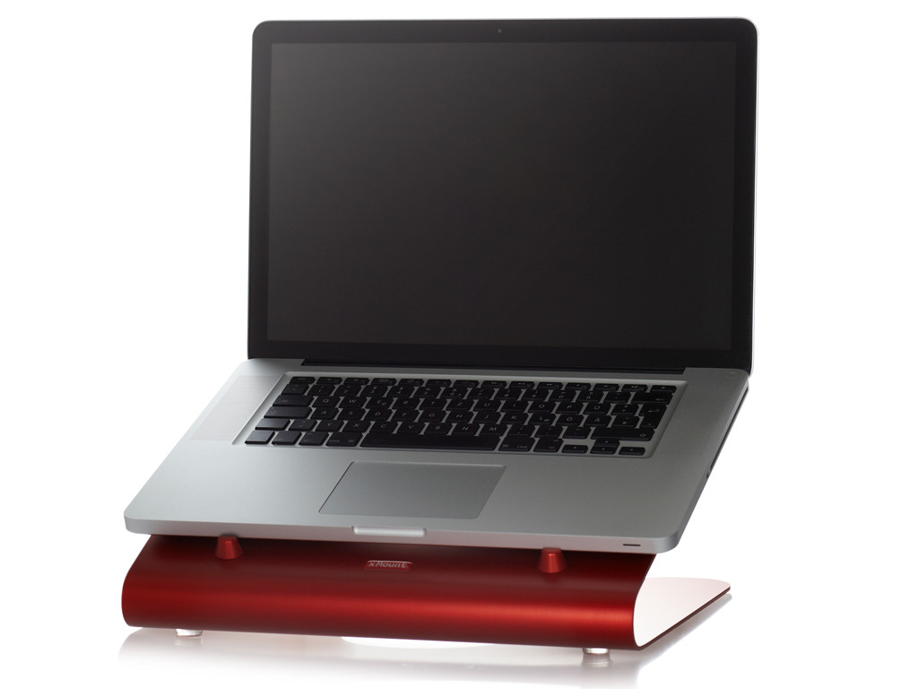 xMount@Wave MacBook Stand/Tischständer rot