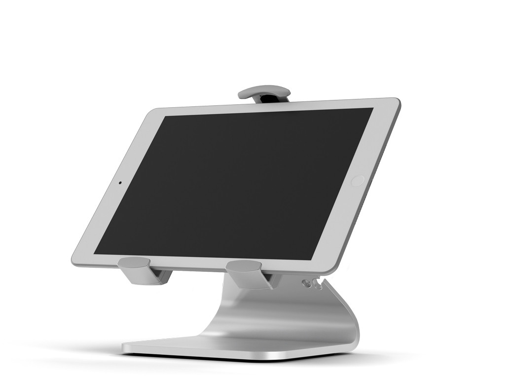 xMount@Table top Allround-Table holder made of high-quality aluminum for all tablets.