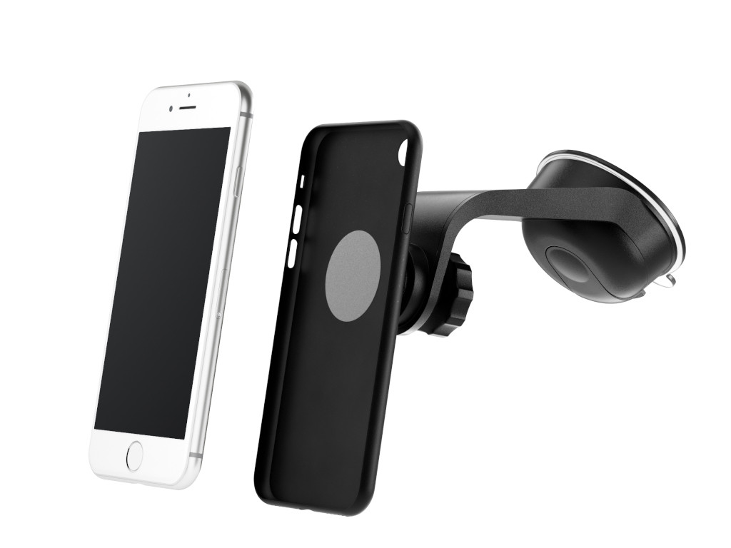 xMount@Cover Mount Car holder for iPhones in the protective sleeve