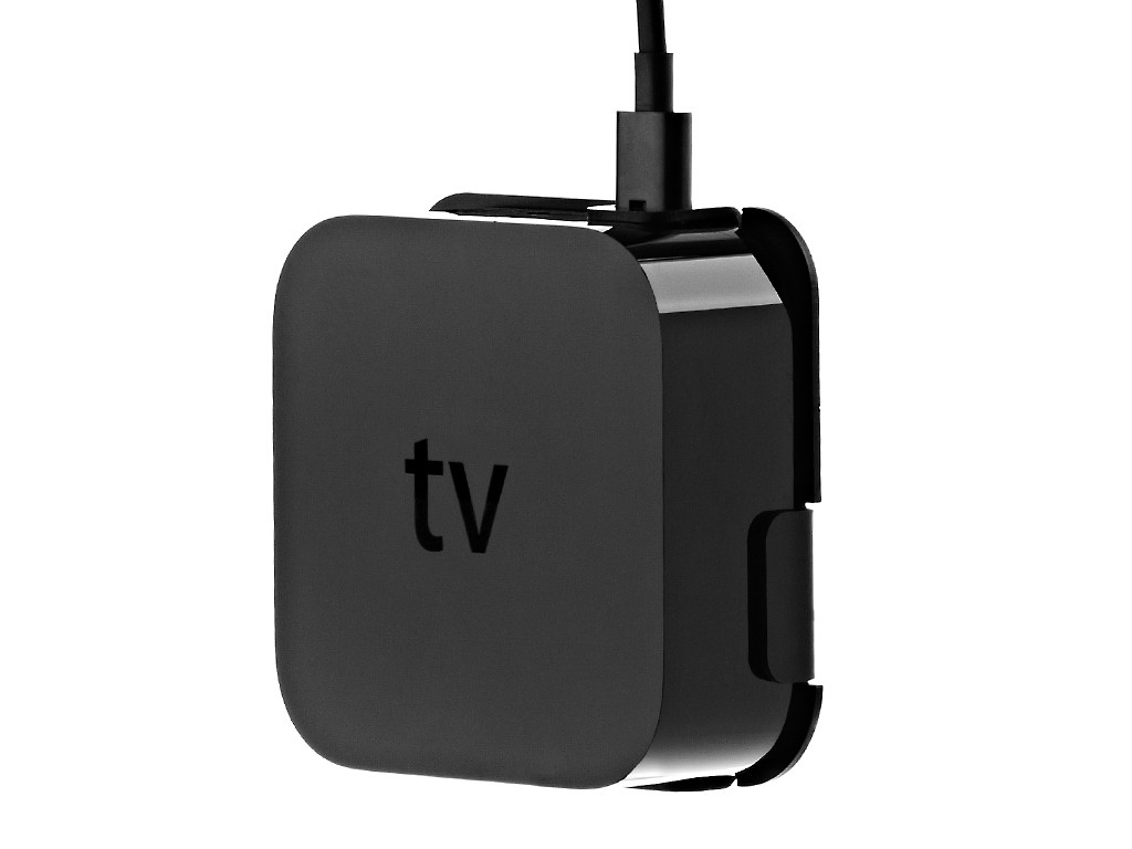 xMount@TV black Apple TV 4k Wall Mount